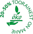 20&ndash;50% toorainest on mahe